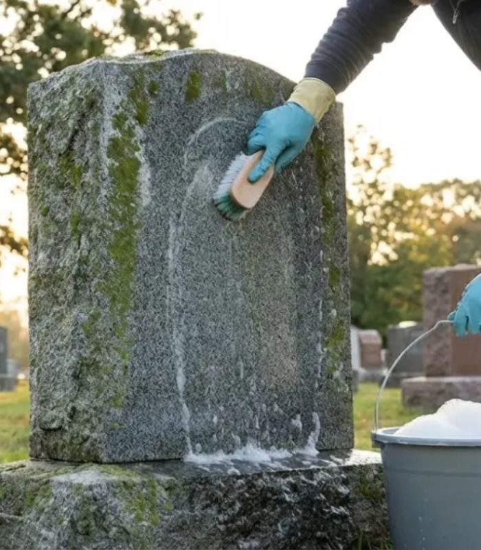 Headstone Cleaning
